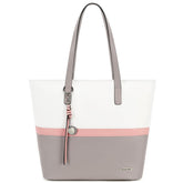 Pomelo Best Women Handbag Ladies Shopper Large Tote Bag PU Leather Shoulder Bag with Large Compartment for Office School Shopping